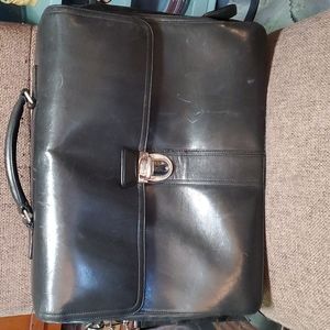 Coach leather briefcase / laptop case